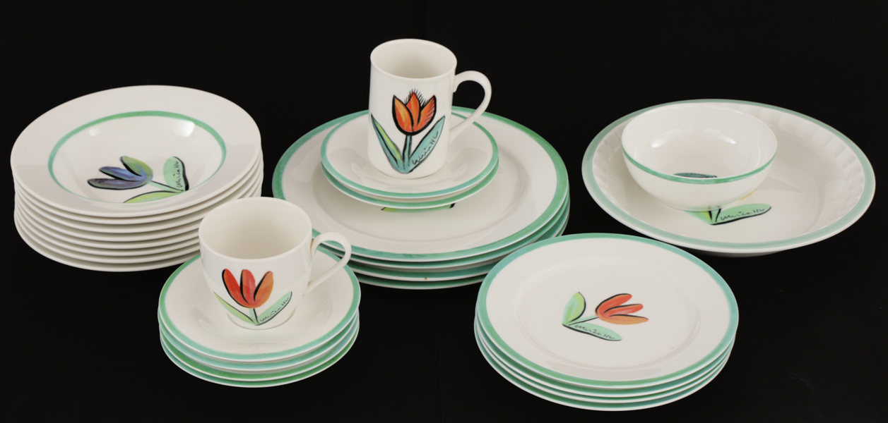 Matservisdelar, "Tulpan", Ulrica Hydman Vallien