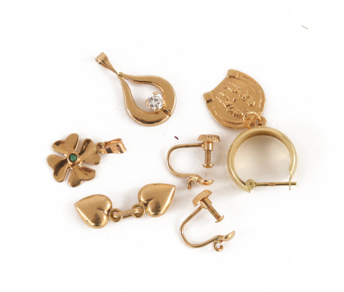 Smycken 7 delar, 18k