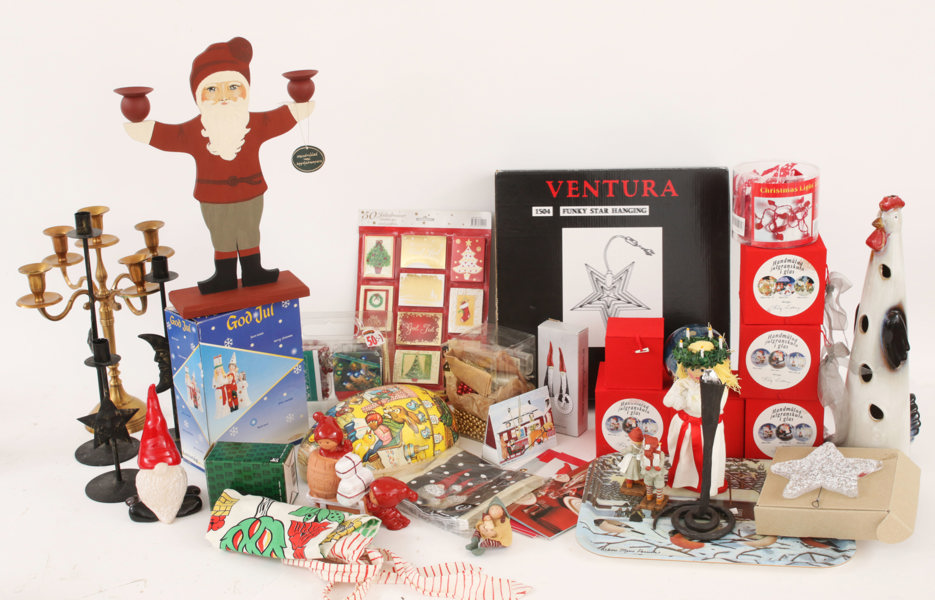 Parti juldetaljer, m.m.