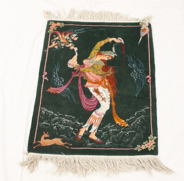 Handknuten matta, orientalisk