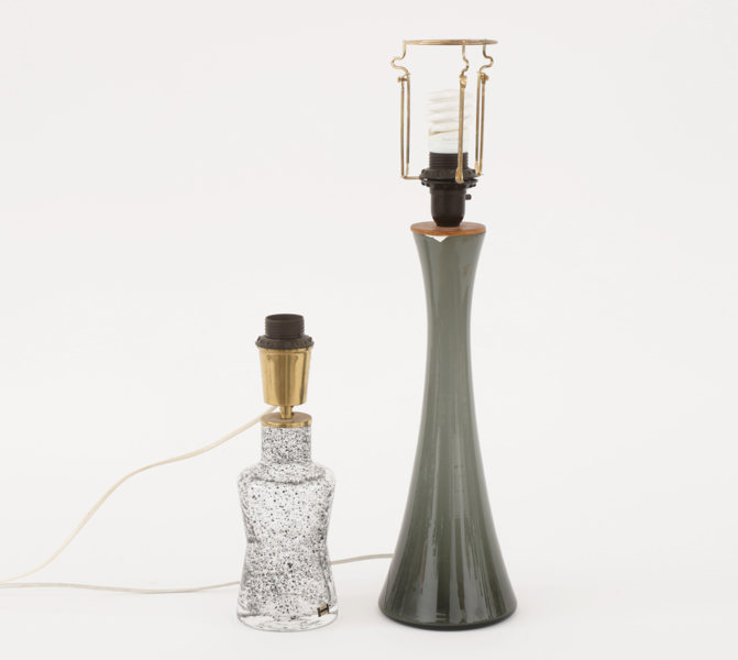 Bordslampor 2st, bl.a. Orup, Hyllinge, 1900-talets andra hälft