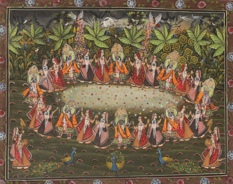 Målning på textil, Indien