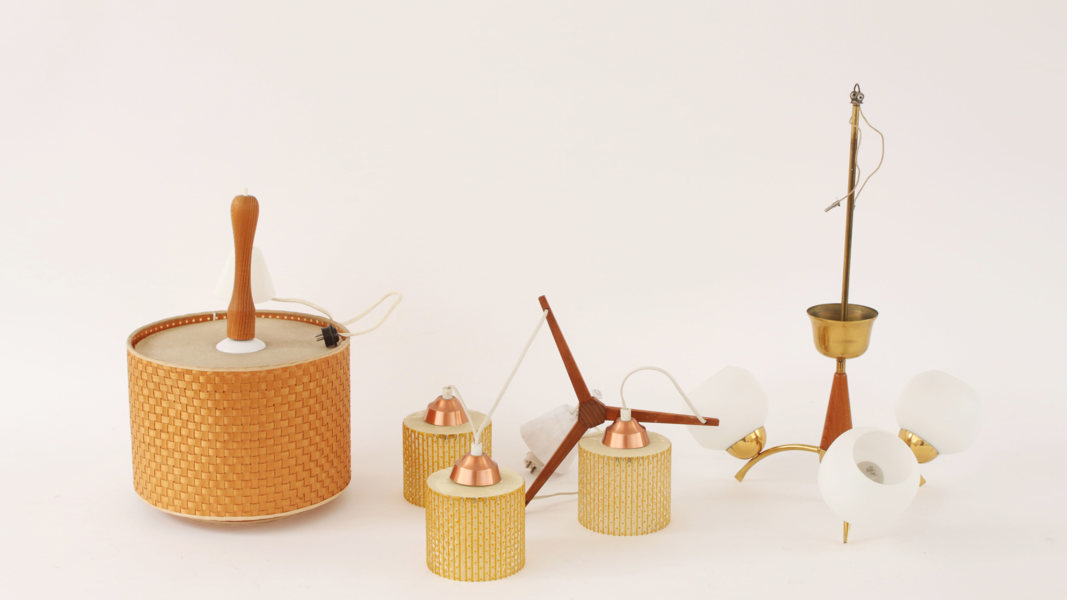 Belysning 3 delar, 1950/60-tal