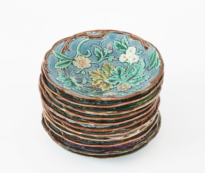 Assietter 11st, Rörstrand, omkring år 1900