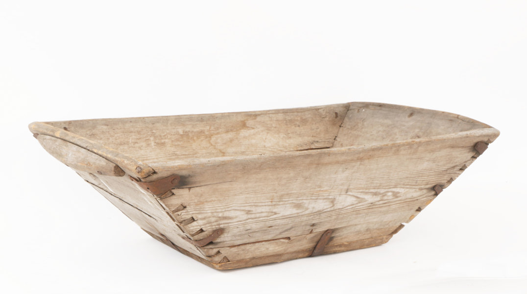 Stort tråg, allmoge, daterat 1778