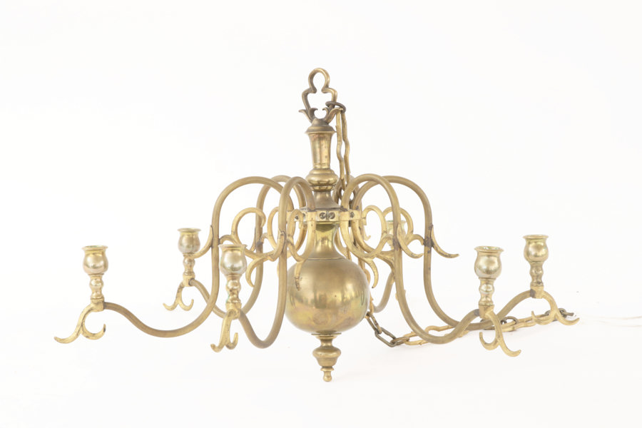 Ljuskrona, barockstil, 1900-tal