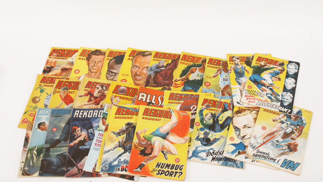 Parti magasin, Rekord samt Allsport, 1950/60-tal