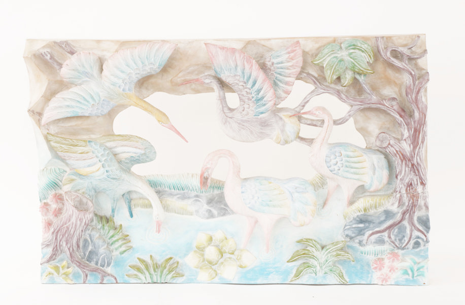 Träskuren relief, Thailand