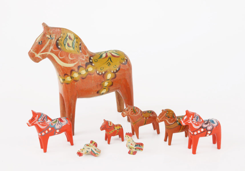 Dalahästar och dalatuppar 8 delar