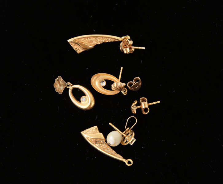 Parti örhängen, 18k