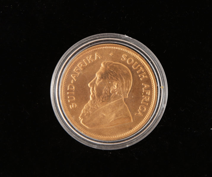 Guldmynt, krugerrand, Sydafrika, 1975