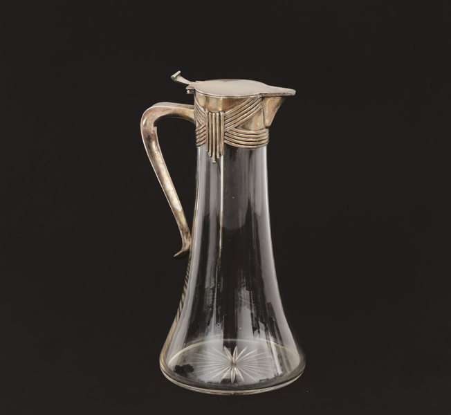 Serveringskanna, silver, jugend, 1900-talets början