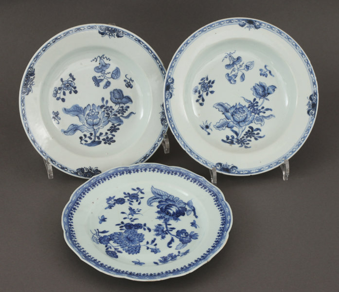Tallrikar 3st, Kina, qianlong