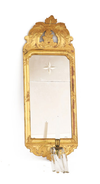 Spegellampett, Stockholmsarbete i rokoko, 1700-talets andra hälft