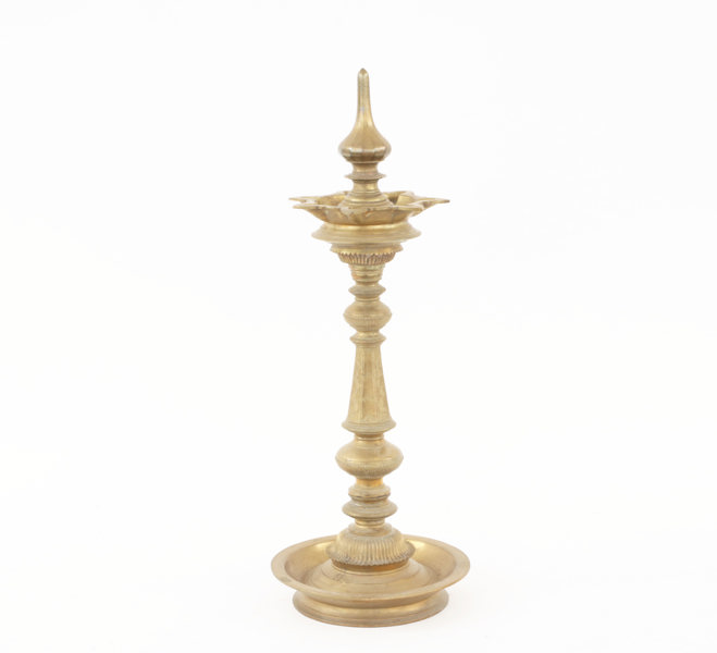 Oljelampa, Indien, 18/1900-tal