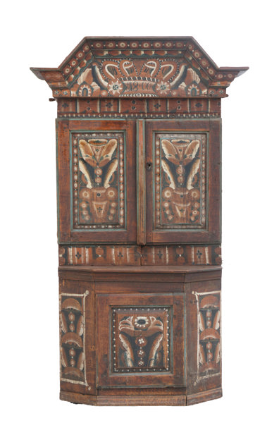 Skänkskåp, allmoge, daterat år 1800