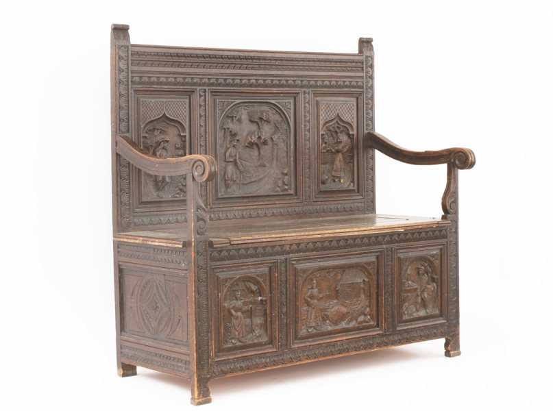 Bänk, renässansstil, 18/1900-tal