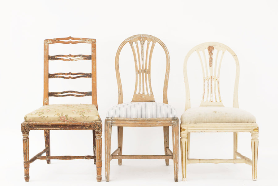 Gustavianska stolar 3st