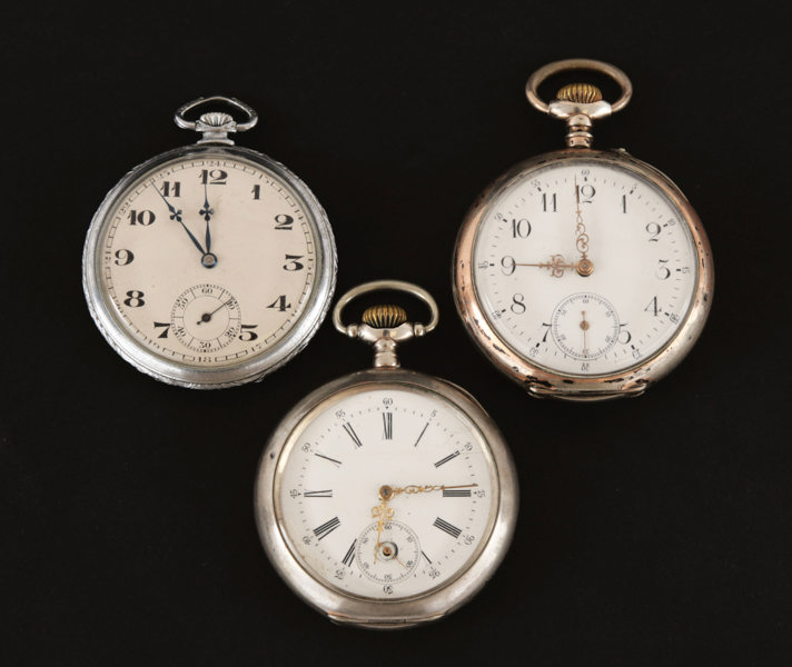 Fickur 3st, varav två i silver