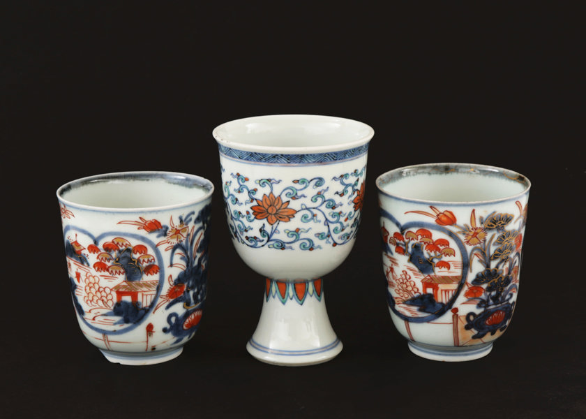 Porslin 3 delar, Kina