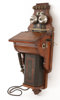 Väggtelefon, LM Ericsson, Stockholm, daterad 1913