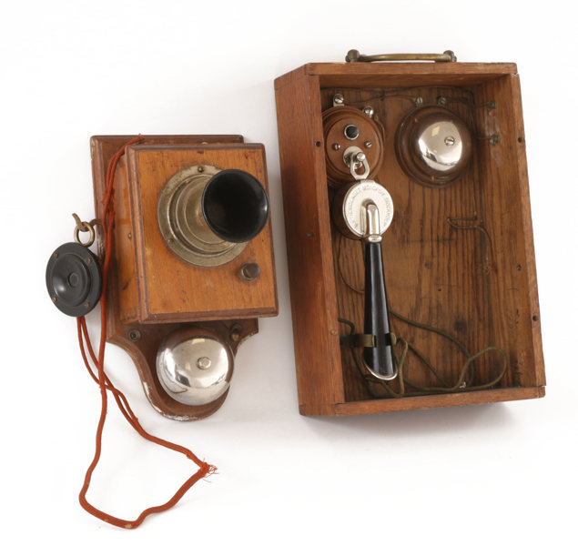 Telefonenheter 2st, bl.a. Aktiebolaget Monofon, Stockholm, 1900-talets första hälft