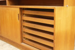 Bokhylla i två sektioner, Virserums Nya Möbelfabrik, 1960-tal