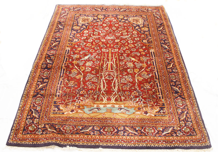 Handknuten matta, orientalisk