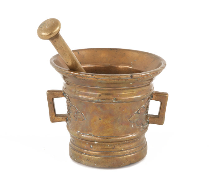 Mortel med stöt, 1700-tal