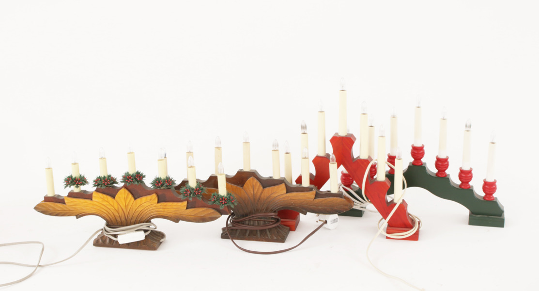 Elljusstakar 4st, bl.a. Philips