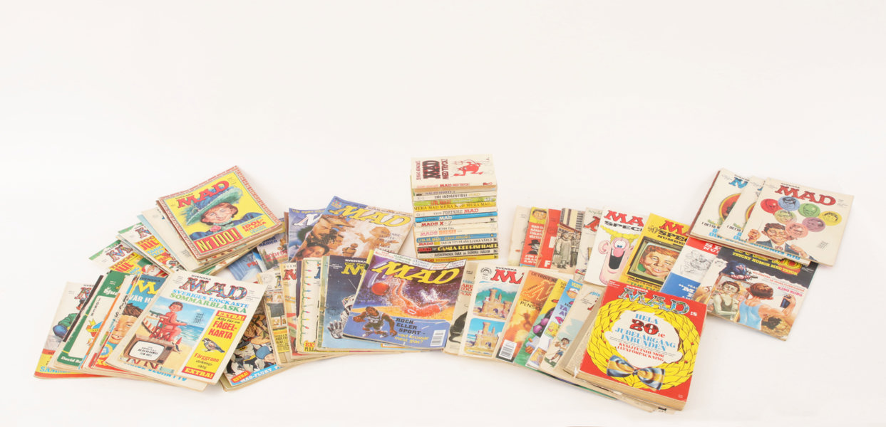 Parti tidningar och pocketböcker, MAD