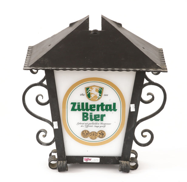 Reklamlampa, "Zillertal Bier"