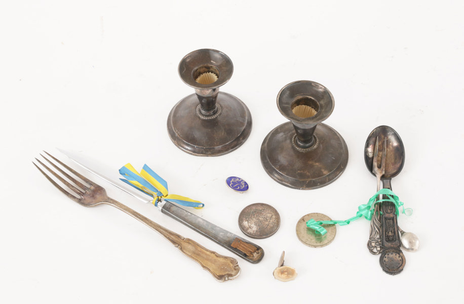 Parti silverföremål