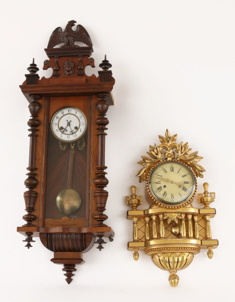 Väggur 2st, bl.a. Junghans