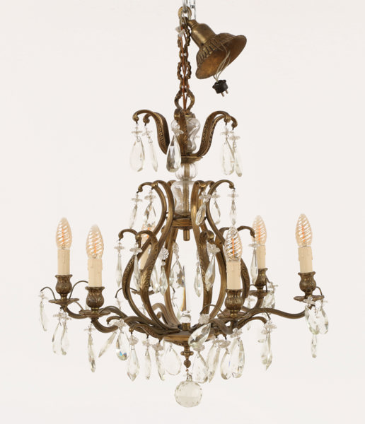 Taklampa, omkring 1900-talets mitt