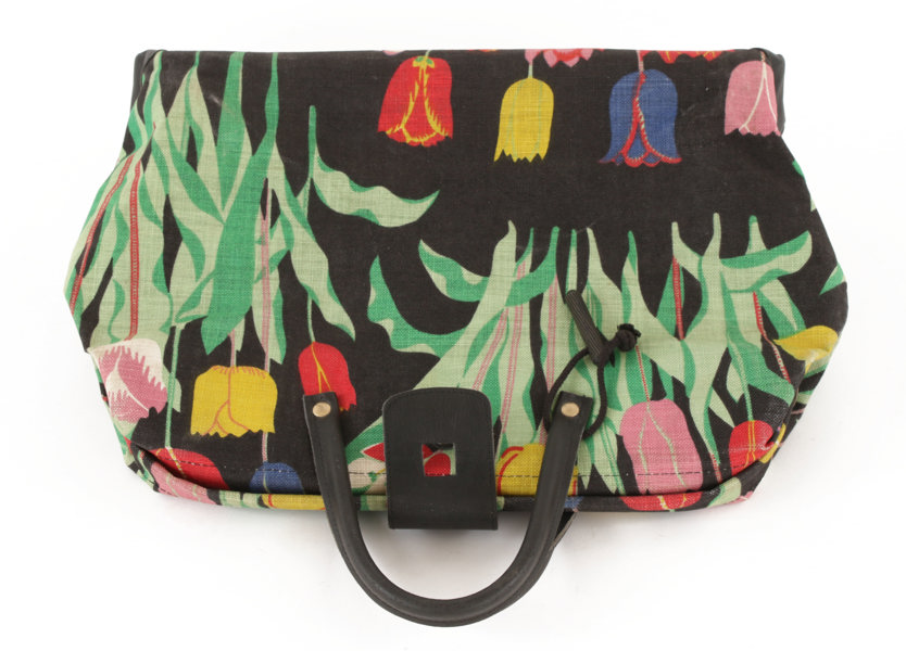 Handväska med textil, "Tulpan", Svenskt Tenn
