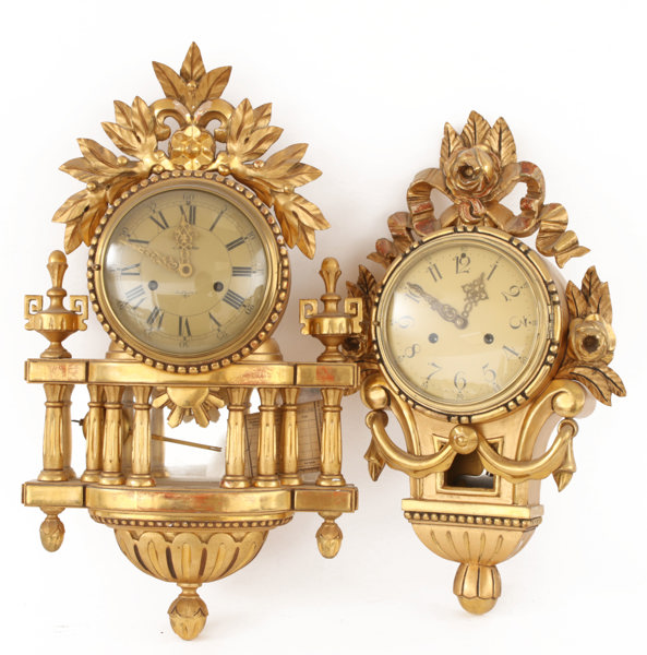 Väggpendyler 2st, 1900-tal