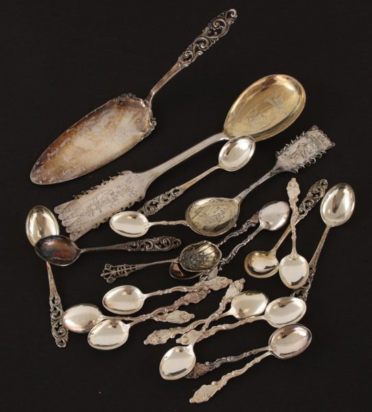 Parti silverföremål