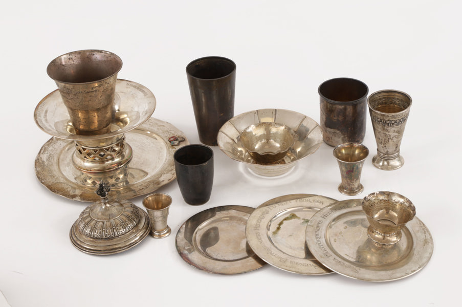 Parti silverföremål