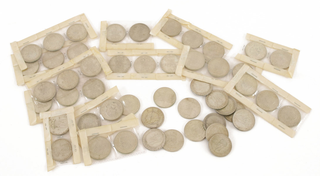 Tvåkronor 49st, silver