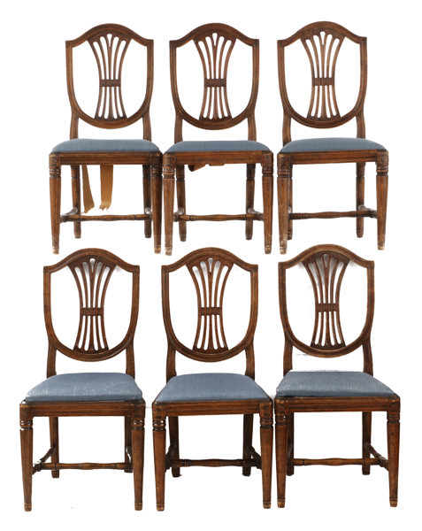 Stolar 6st, sengustavianska, 1800-talets början