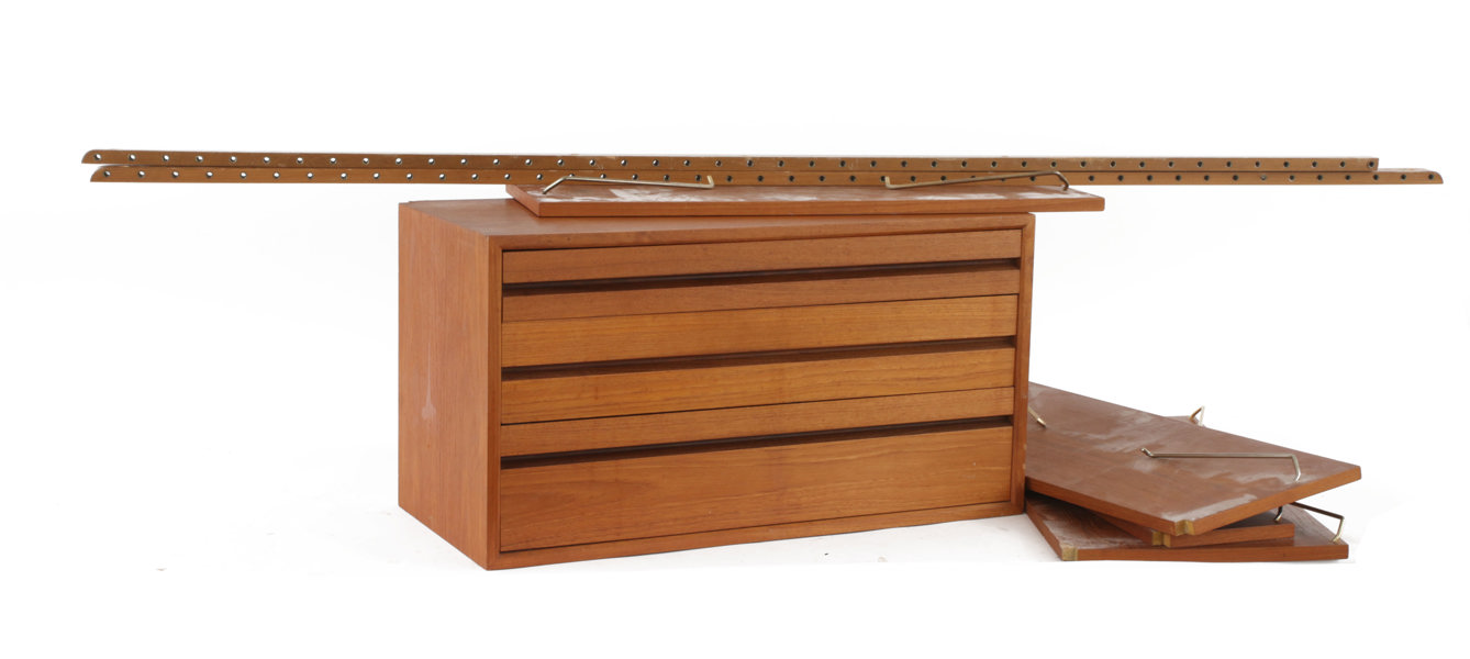 Delar till hyllsystem, "Royal System", Poul Cadovius, Danmark