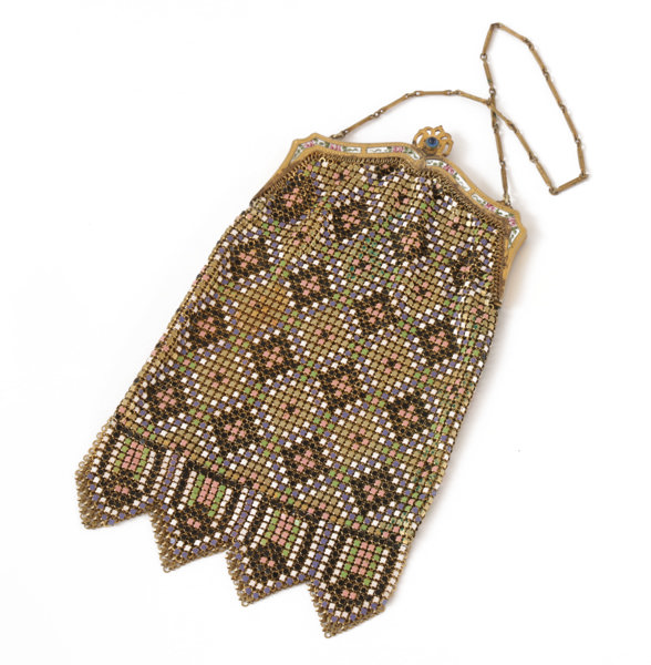 Aftonväska, Whiting & Davis, USA, 1900-talets början