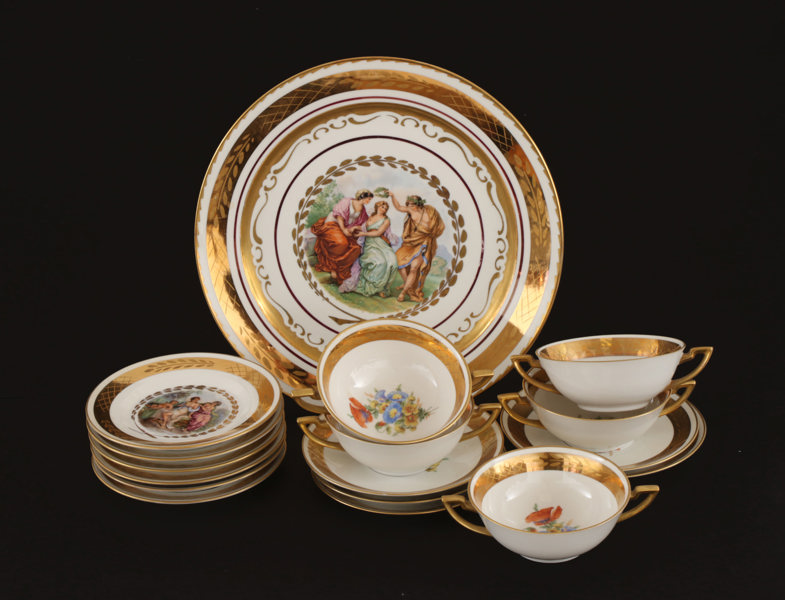 Parti porslin, Royal Copenhagen, Danmark