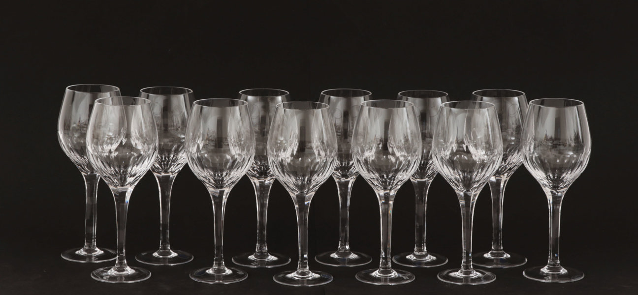 Vinglas 12st, Sigvard Bernadotte för Christineholm