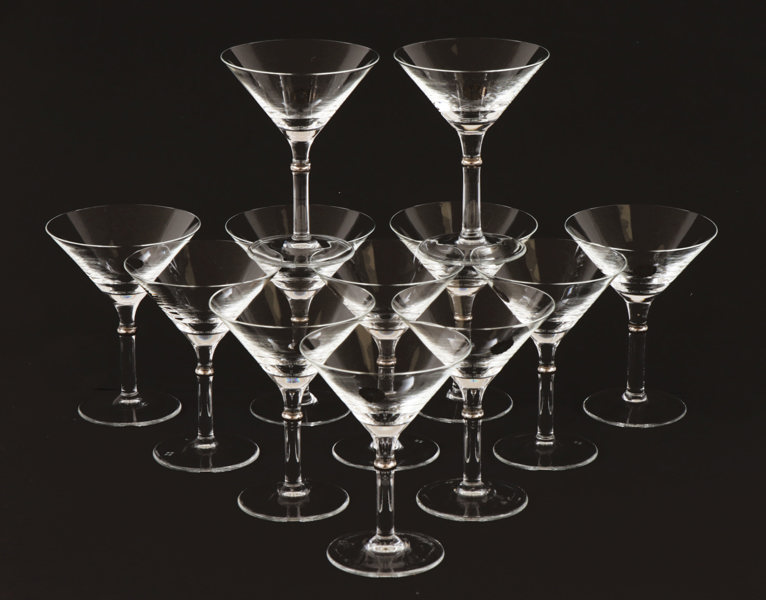 Martiniglas 12st, Sigvard Bernadotte för Fyrklövern