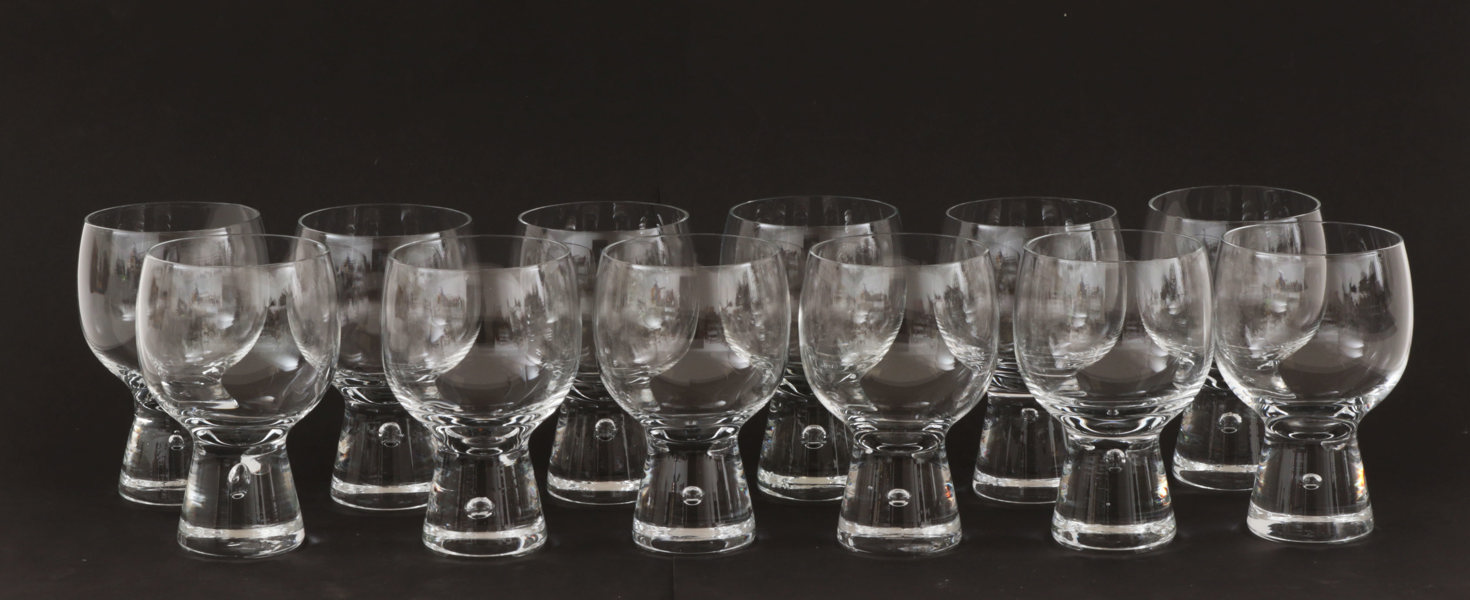 Ölglas 12st, "Sylvester", Bergdala Glasbruk