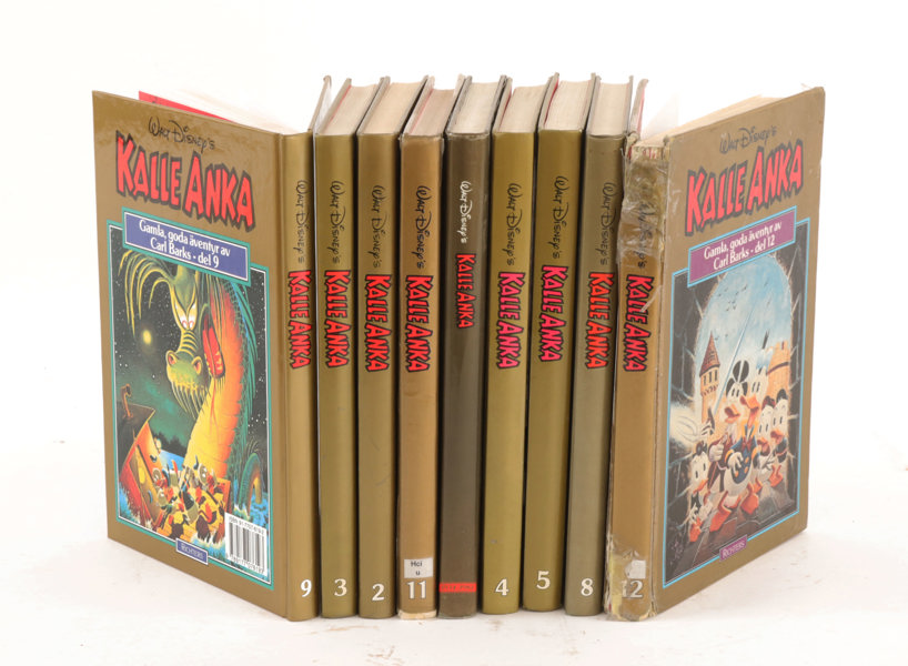 9 böcker, Kalle Anka