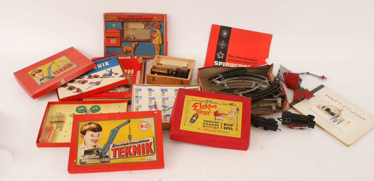 Parti leksaker, m.m.