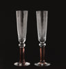 Champagneglas ett par, "Versailles", Gunnar Cyrén för Orrefors